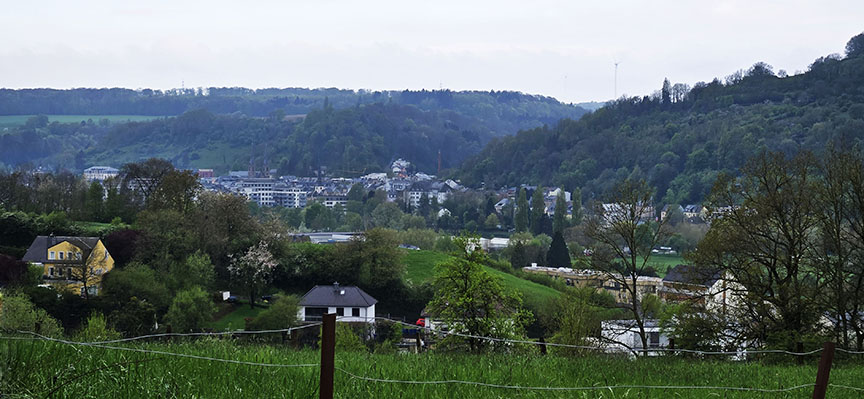 3. S266 February 1945 Diekirk Luxembourg City From A Distance b