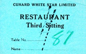 341. Front Cunard White Star Restaurant Receipt (2)
